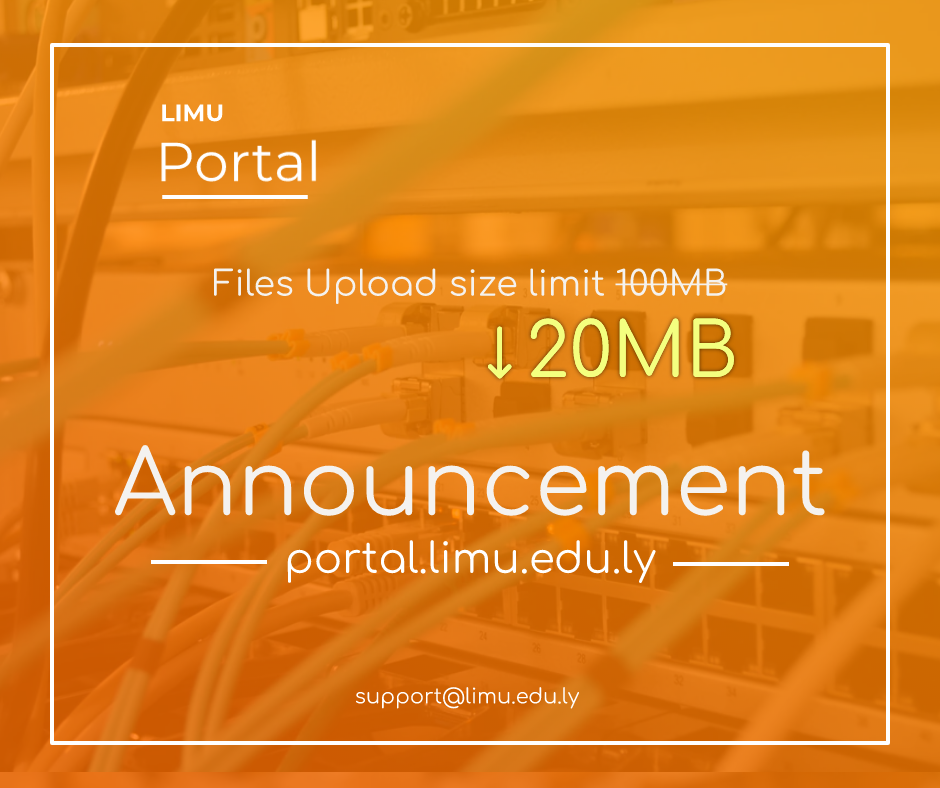 limu-portal-reduced-the-file-upload-size-limit-from-100mb-to-20-mb